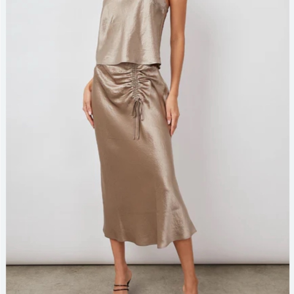 Rails Gorgeous crushed silk dress